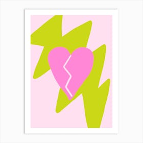 Electric Heart 1 Art Print