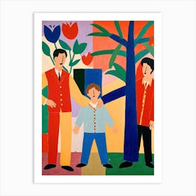 Family By Person Art Print