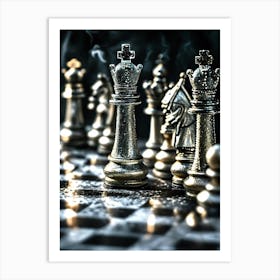 Chess Pieces 1 Art Print