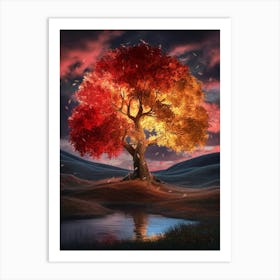 Autumn Tree 9 Art Print