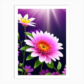 Flowers In The Sun Art Print