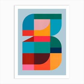 Modern and geometric 3 Art Print