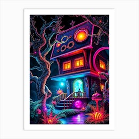 House In The Woods Art Print