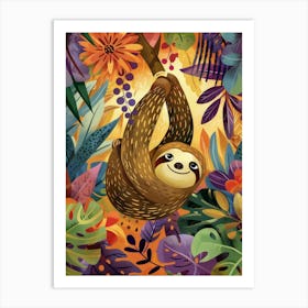 Sloth 10 Art Print