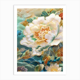 Chinese Flower Painting 43 Art Print