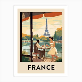 Vintage Travel Poster France 5 Art Print