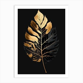 Gold Leaf Art Print