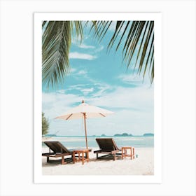 Tropical Beach Getaway Art Print