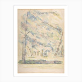Landscape, Sketch Of Rocks, Paul Cezanne Art Print