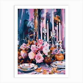 Table Setting 3 Art Print