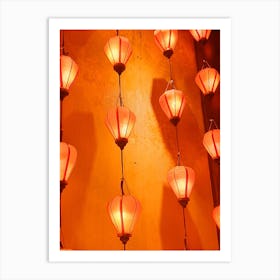 Chinese Lanterns Photo Art Print