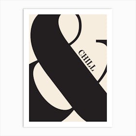 Ampersand and Chill Art Print