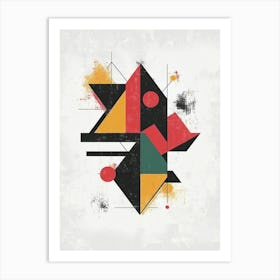 Abstract Geometric Pattern 4 Art Print