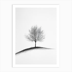 Lone Tree 3 Art Print