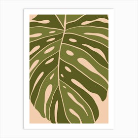 Monstera Leaf 6 Art Print