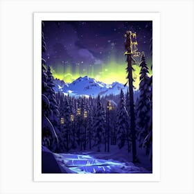 Winter Landscape 14 Art Print