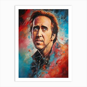 Nicolas Cage (3) Art Print