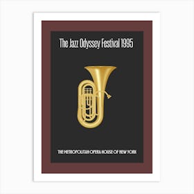 Jazz Odyssey Festival 1965 Concert  Art Print