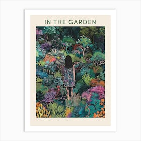 In The Garden Poster Colourful 2 Art Print