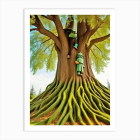 Lego Tree Art Print