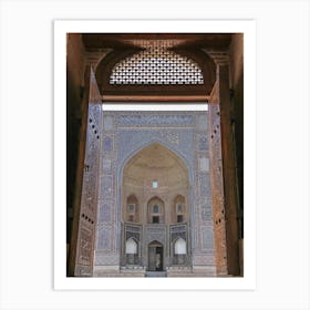 Doorway Of A Mosque Art Print