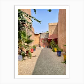 Alleyway In Morocco Art Print