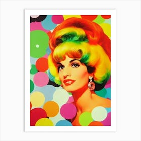 Mercedes Ruehl Colourful Pop Movies Art Movies Art Print