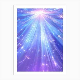 Starburst Background Art Print