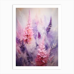 Purple Flowers 1 Art Print