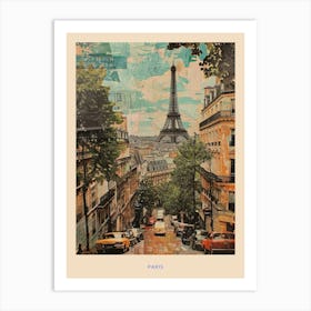 Kitsch Paris Poster 2 Art Print
