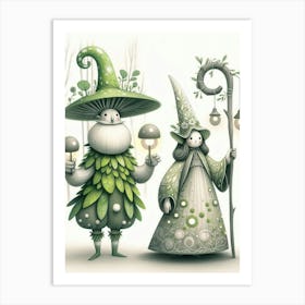 Fairytale Couple Art Print