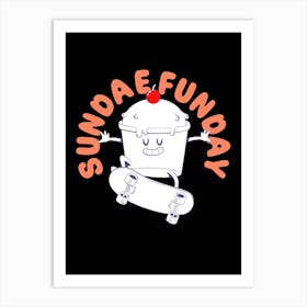 Sundae Funday Art Print