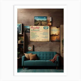 Interesting Walls ~Reimagined 6 Art Print