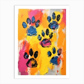 Paw Prints Art Print