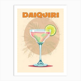 Cuba Daiquiri Cocktail V 02 Art Print