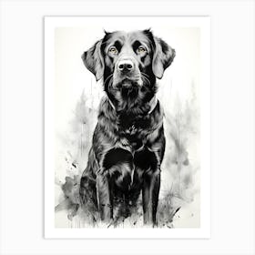 Barking Beauty Art Print