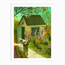 Cottage Garden Art Print