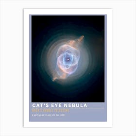 Cats' Eye Nebula 1 Art Print