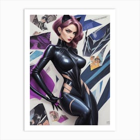 Catwoman (Fashion Expose) 2 Art Print