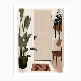 Home Interior Illustration 1 Art Print