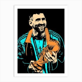 Lionel Messi argentina Art Print