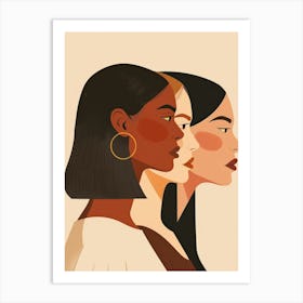 Three Women 3 Art Print