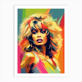 Tina Turner Abstract Painting 7 Art Print