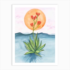 Aloe Vera Art Print