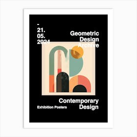 Geometric Design Archive Poster 35 Art Print