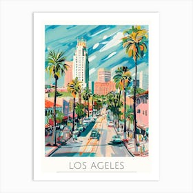 Los Angeles Cityscape Art Print