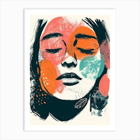 Portrait Of A Woman 314 Art Print