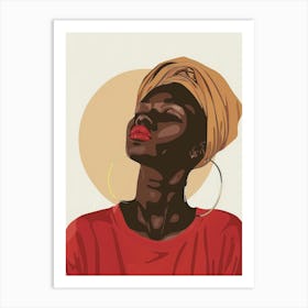 African Woman 146 Art Print