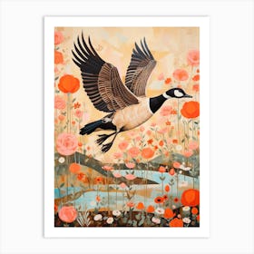 Canada Goose 1 Detailed Bird Painting Art Print