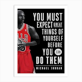 Michael Jordan Quote Funny Art Print